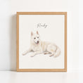 Load image into Gallery viewer, ⭐⭐⭐⭐⭐Custom Watercolour Pet Portrait from Photo