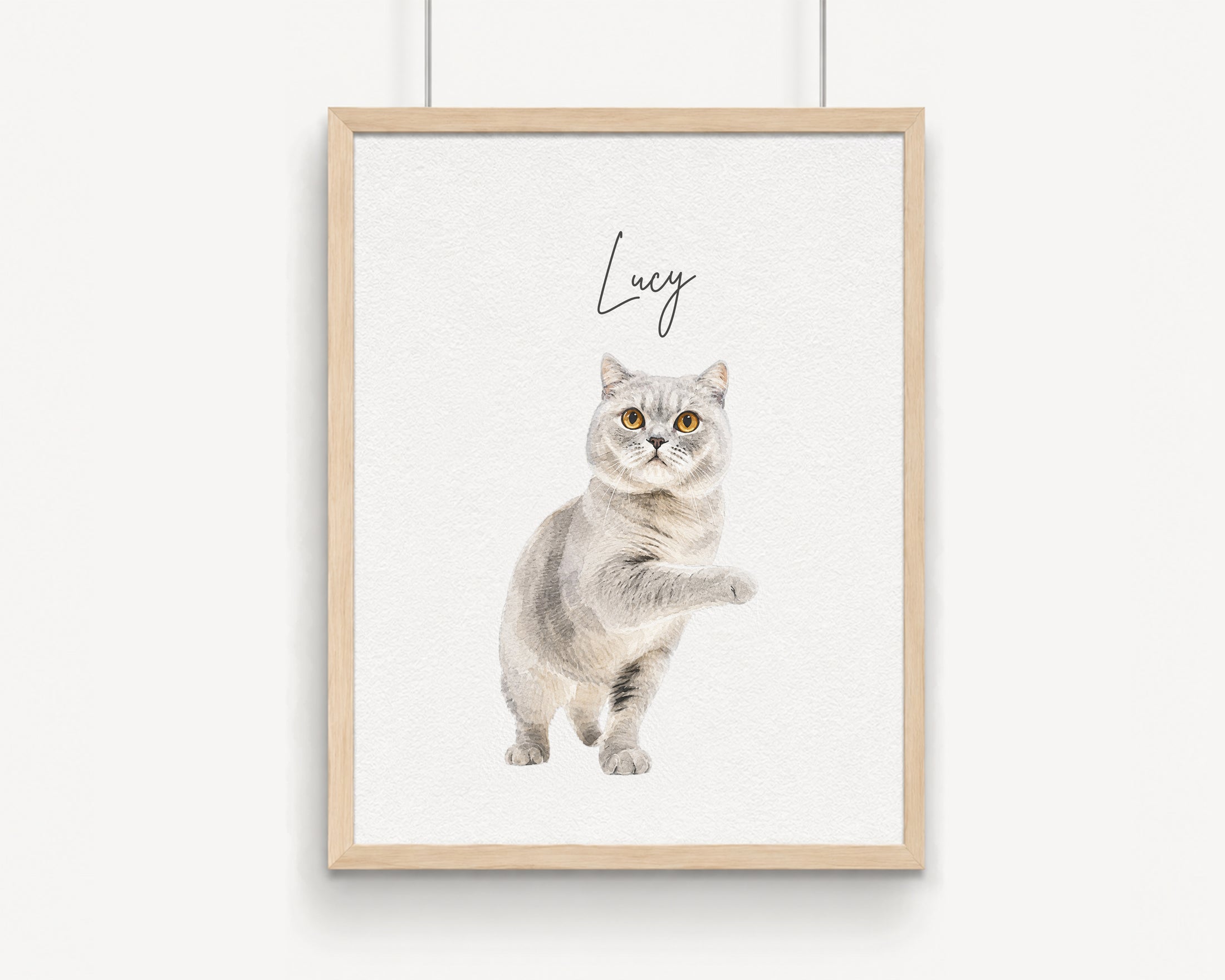 ⭐⭐⭐⭐⭐Custom Watercolour Pet Portrait from Photo