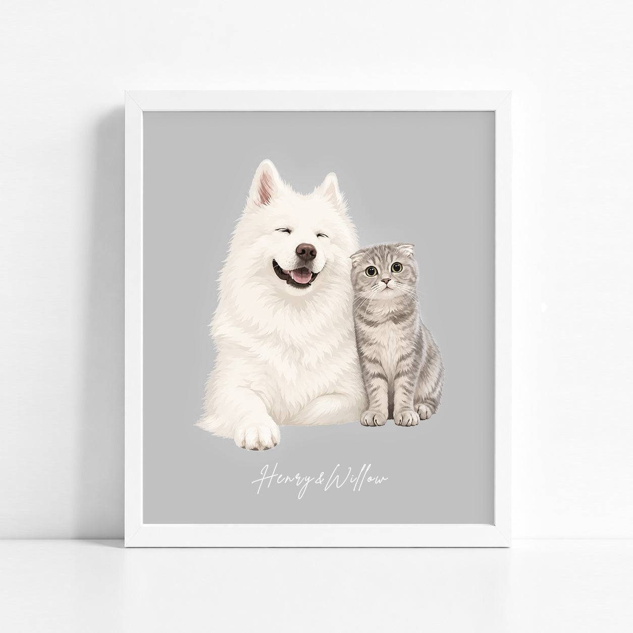 ⭐⭐⭐⭐⭐Custom Pet Portrait from Photo – Digital Vector Illustration