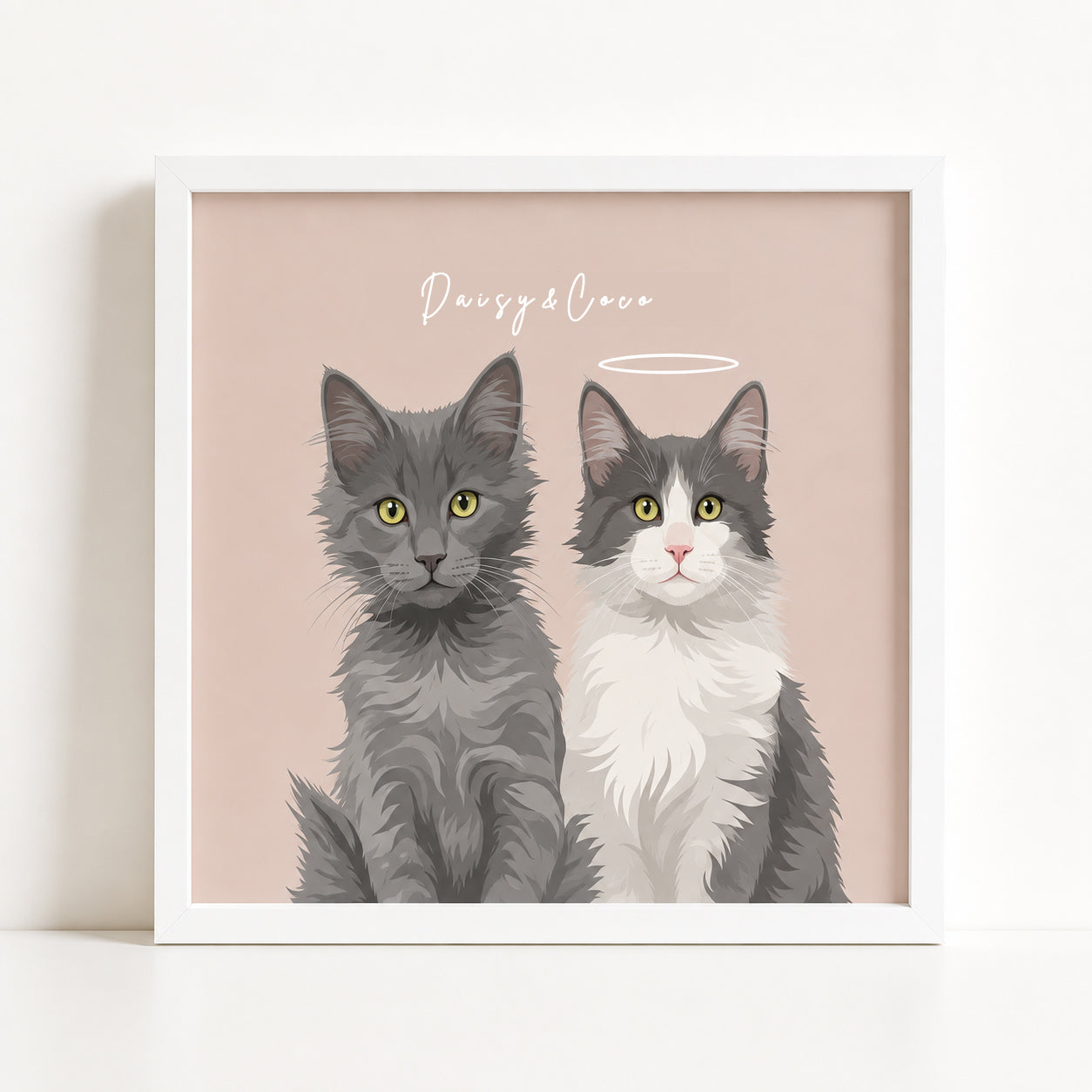 ⭐⭐⭐⭐⭐Custom Pet Portrait from Photo – Digital Vector Illustration