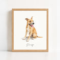 Load image into Gallery viewer, ⭐⭐⭐⭐⭐Custom Watercolour Pet Portrait from Photo

