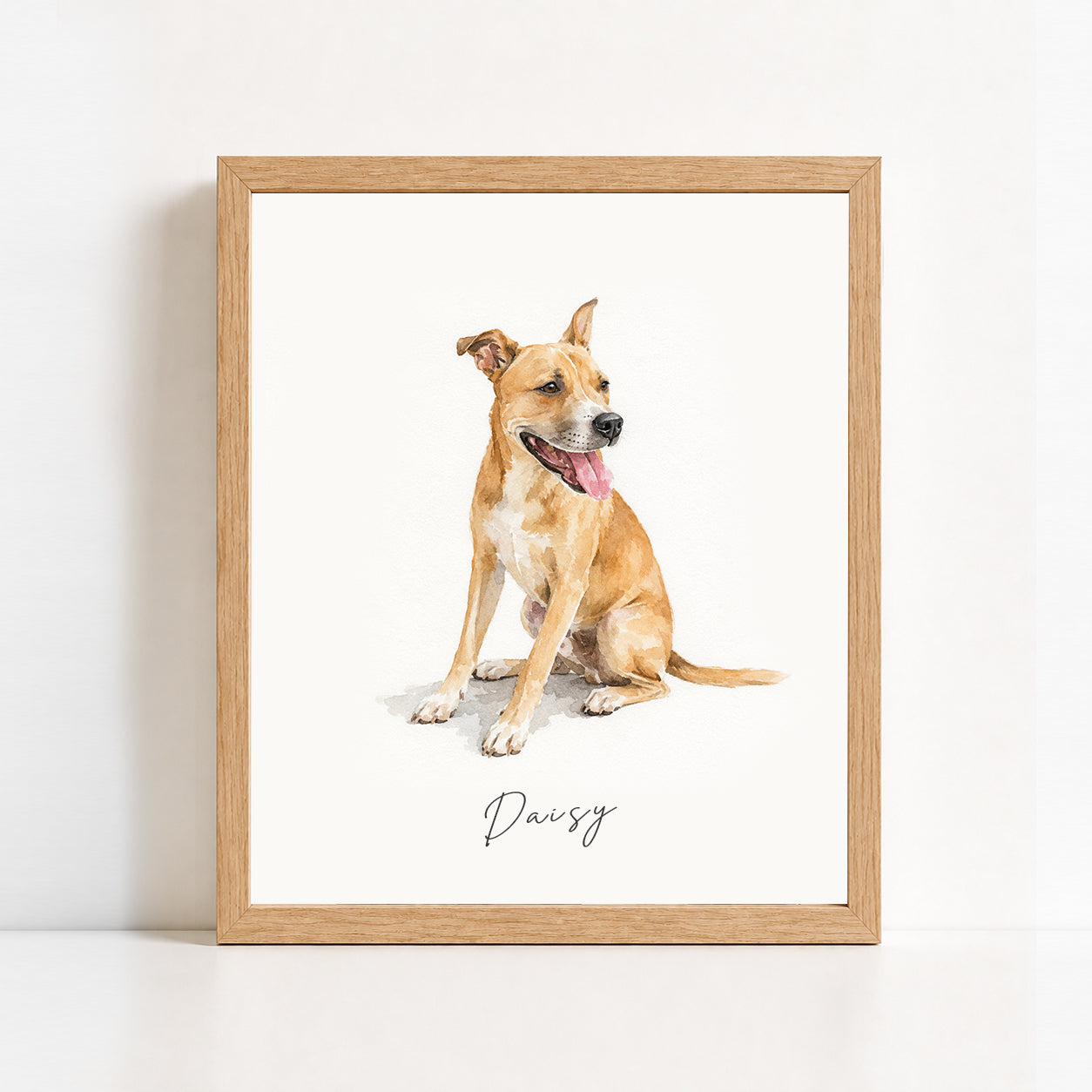 ⭐⭐⭐⭐⭐Custom Watercolour Pet Portrait from Photo
